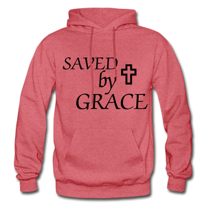 Saved By Grace. - heather red