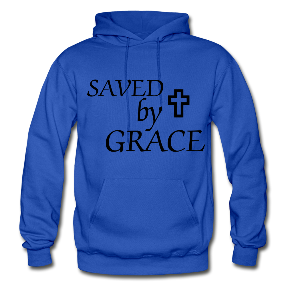 Saved By Grace. - royal blue