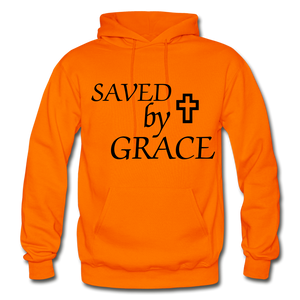 Saved By Grace. - orange