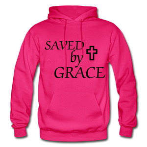 Saved By Grace. - fuchsia