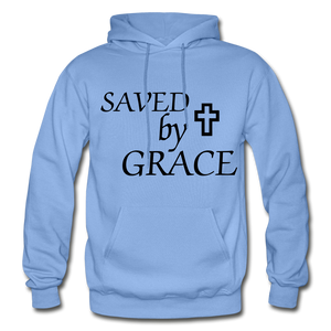 Saved By Grace. - carolina blue