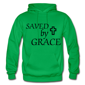 Saved By Grace. - kelly green