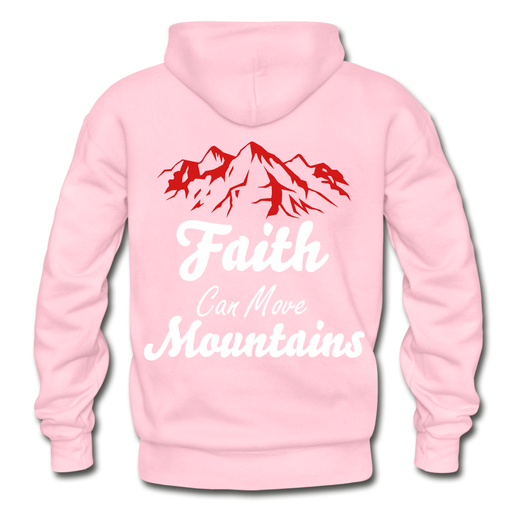 Faith Can Move Mountains. - light pink