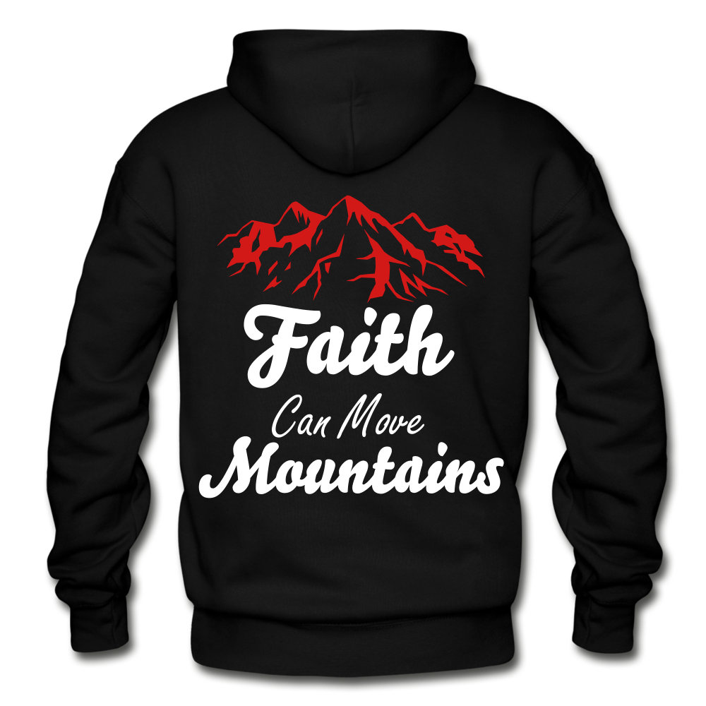 Faith Can Move Mountains. - black