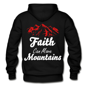 Faith Can Move Mountains. - black