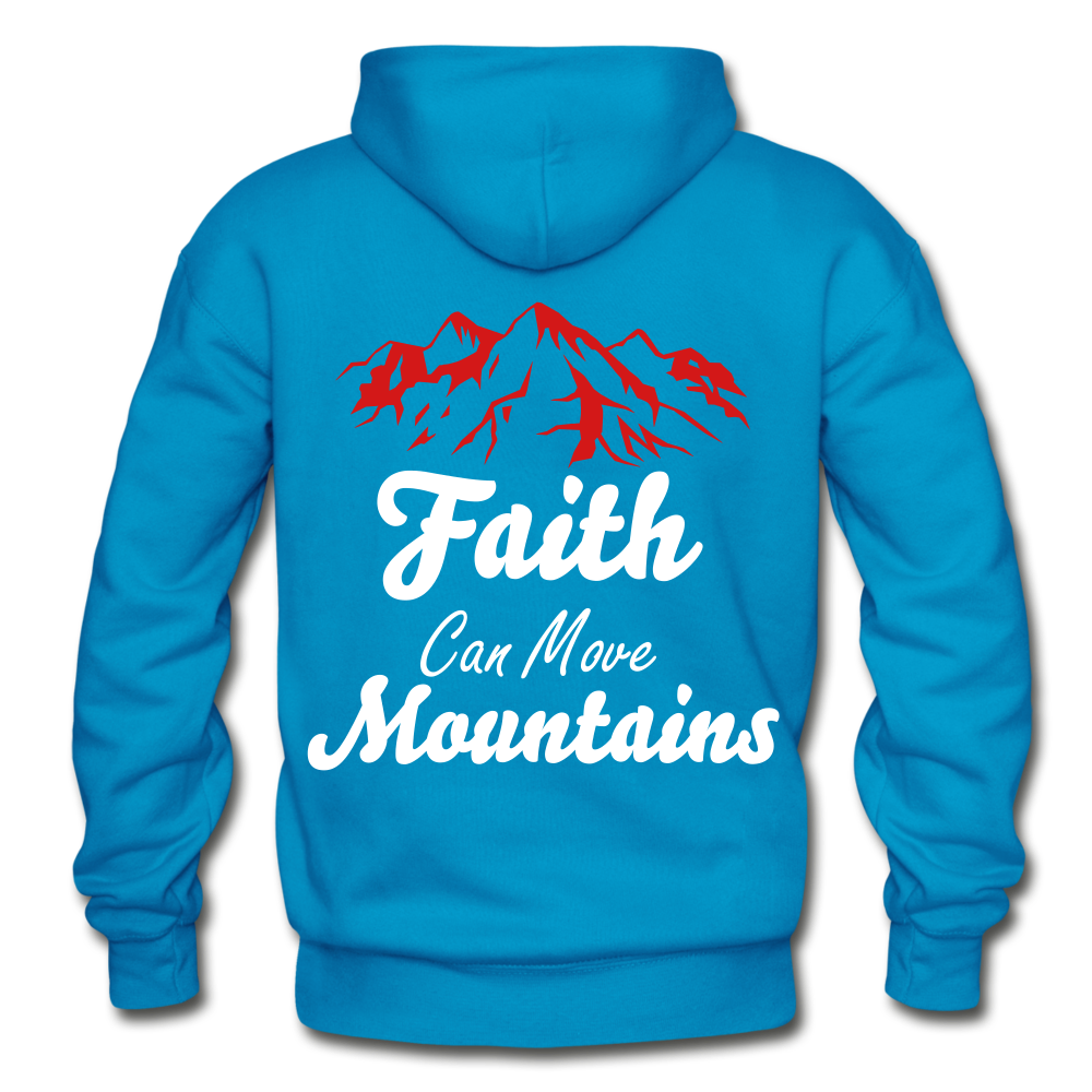 Faith Can Move Mountains. - turquoise