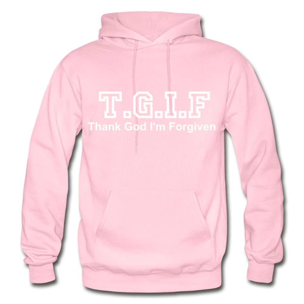 T.G.I.F Hoodie - light pink