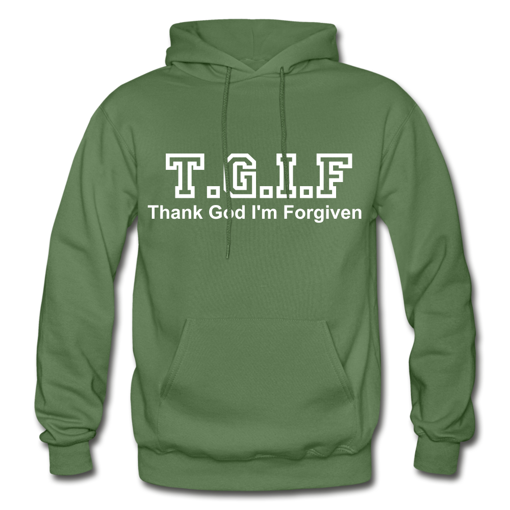 T.G.I.F Hoodie - military green