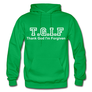 T.G.I.F Hoodie - kelly green