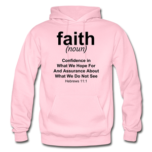 Faith Hoodie. - light pink