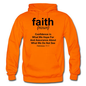 Faith Hoodie. - orange