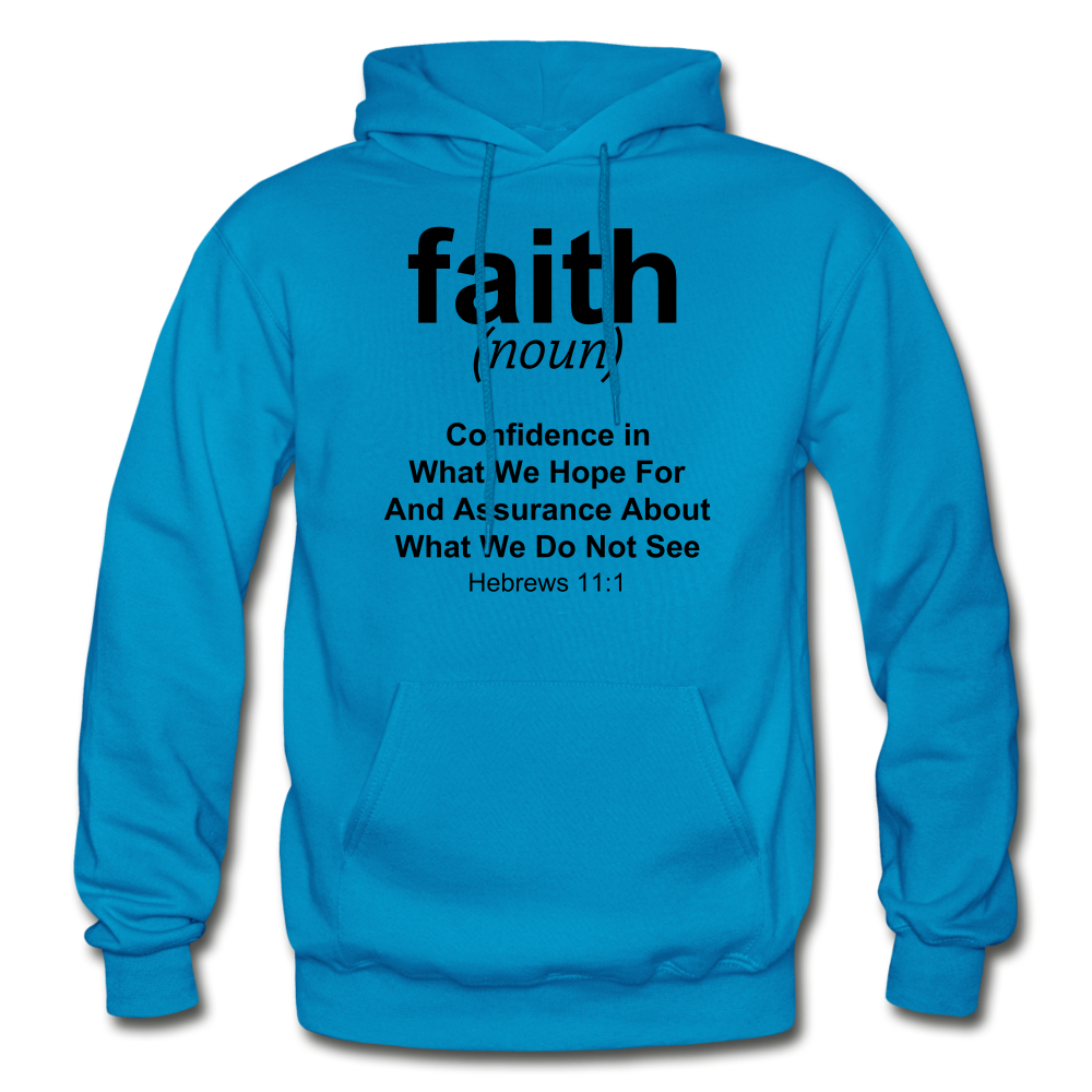 Faith Hoodie. - turquoise