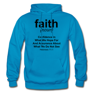 Faith Hoodie. - turquoise