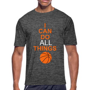 I Can Do All Things Bball - dark heather gray