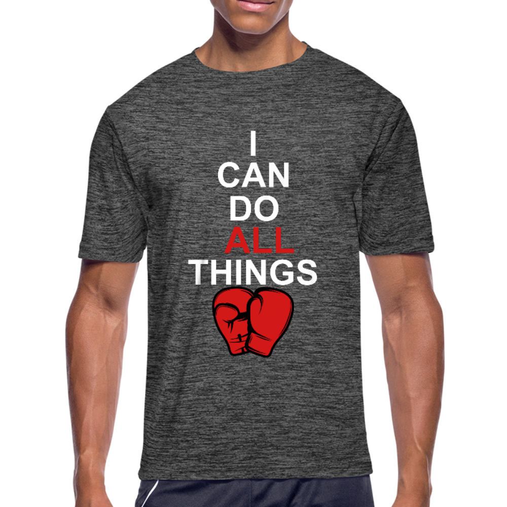 I Can Do All Things Boxing - dark heather gray