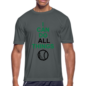I Can Do All Things Baseball - charcoal