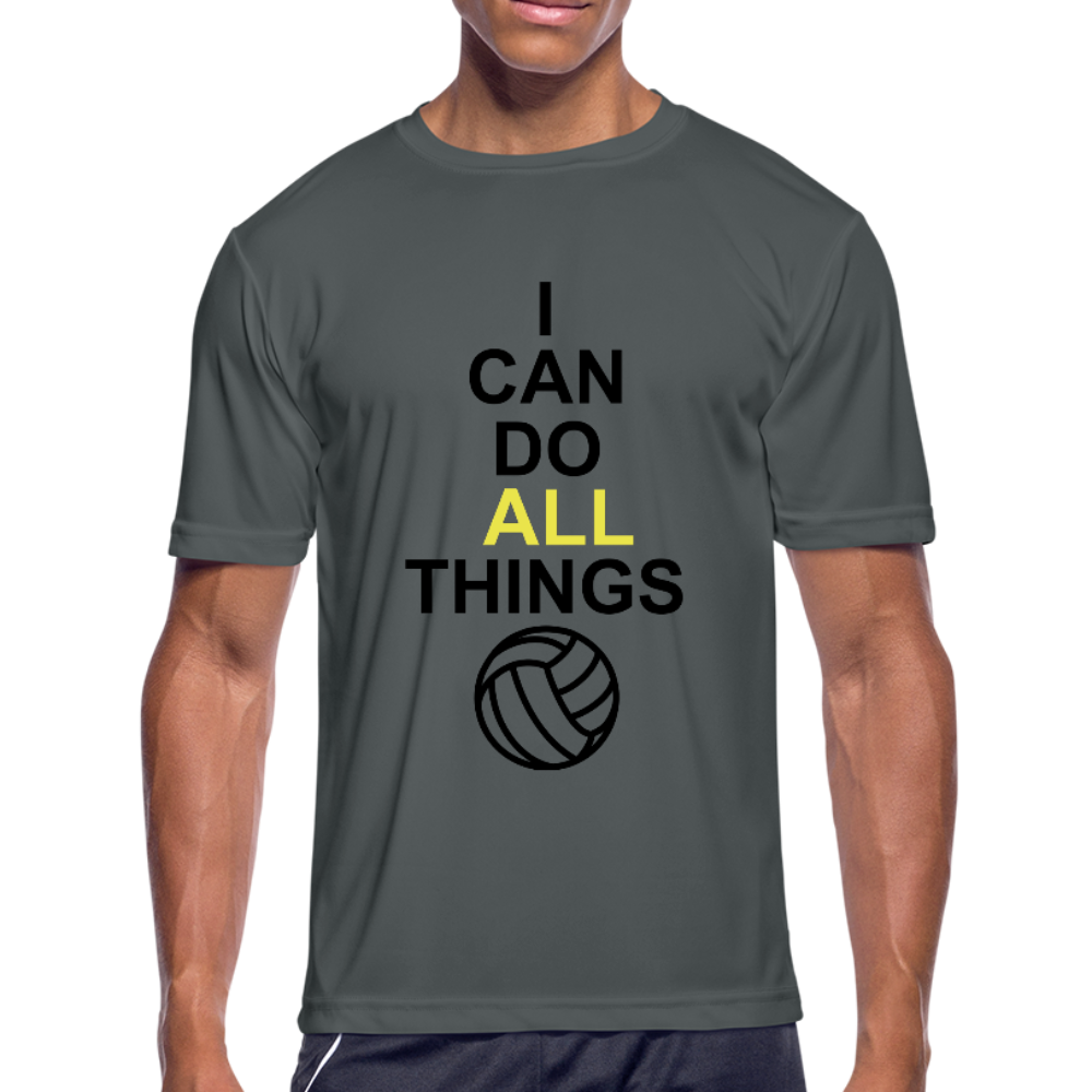 I Can Do All Things Volley Ball - charcoal