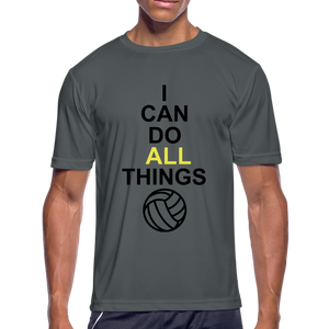 I Can Do All Things Volley Ball - charcoal
