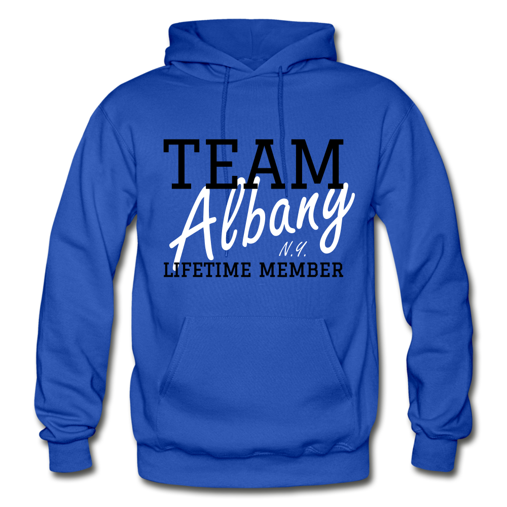 Team Albany Hoodie. - royal blue