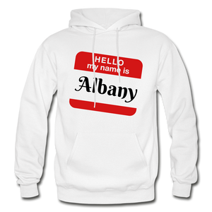 My Name Is Albany. - white