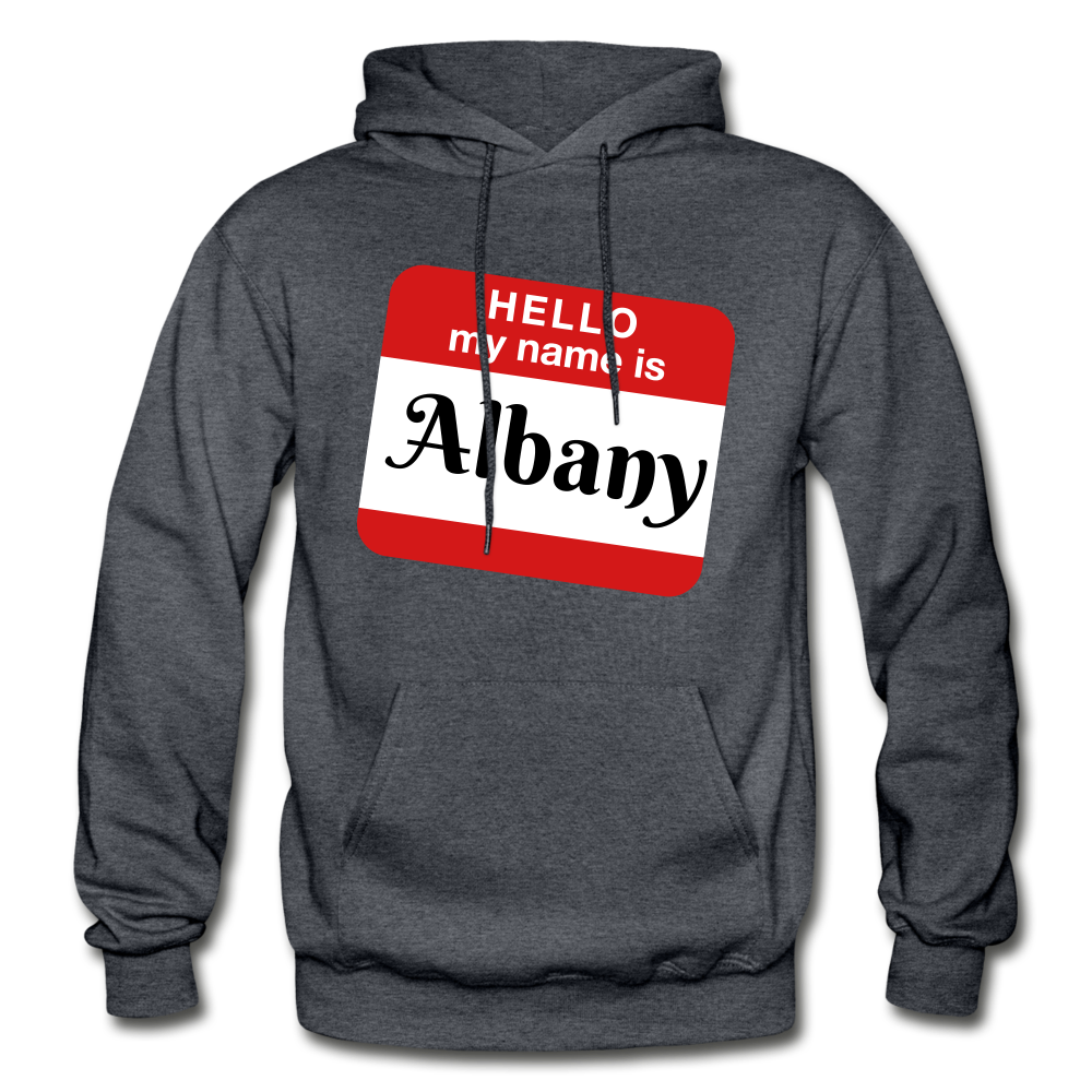 My Name Is Albany. - charcoal gray