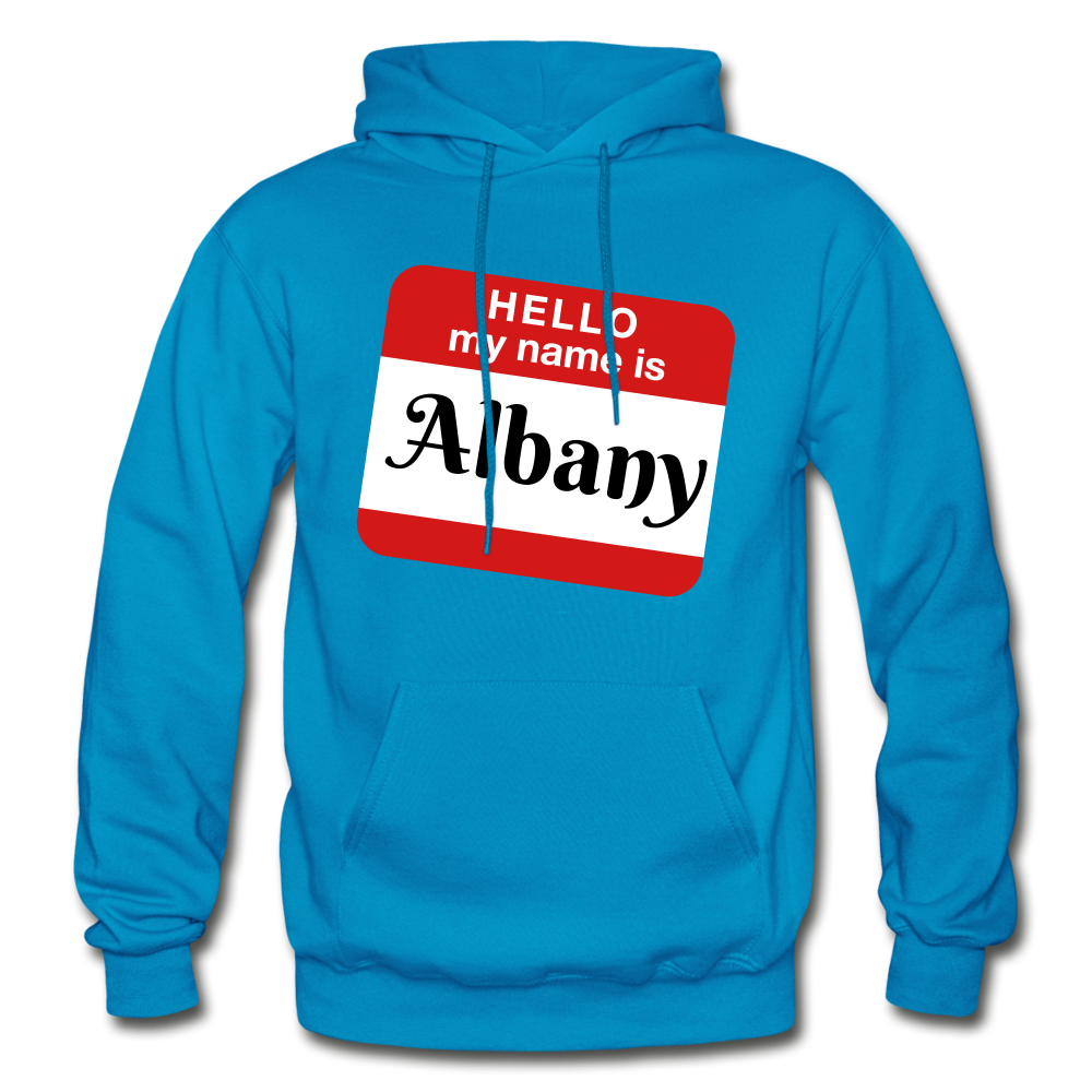 My Name Is Albany. - turquoise