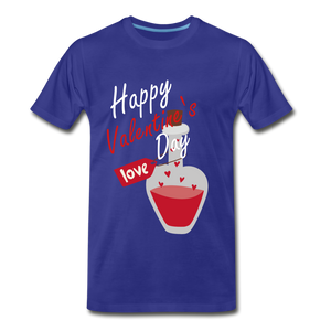 Happy Valentines Day Love Potion Tee - royal blue