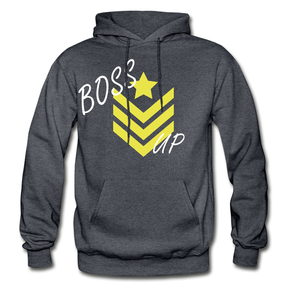 Boss Up Hoodie - charcoal gray