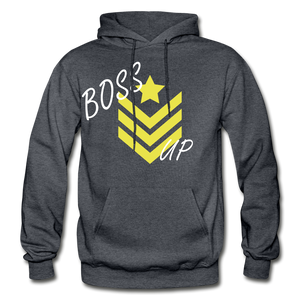 Boss Up Hoodie - charcoal gray