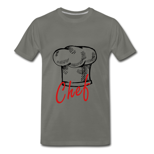 Chef Hat Tee - asphalt gray