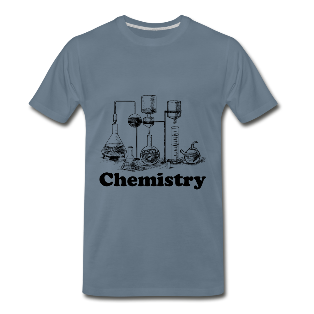 Chemistry Tee - steel blue