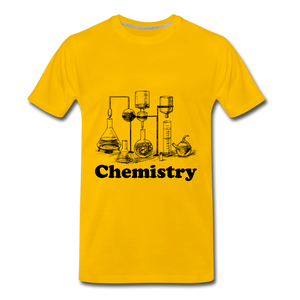 Chemistry Tee - sun yellow
