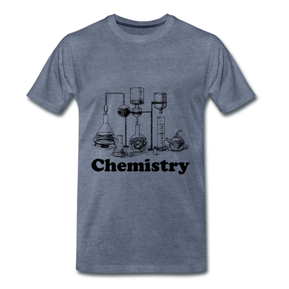Chemistry Tee - heather blue