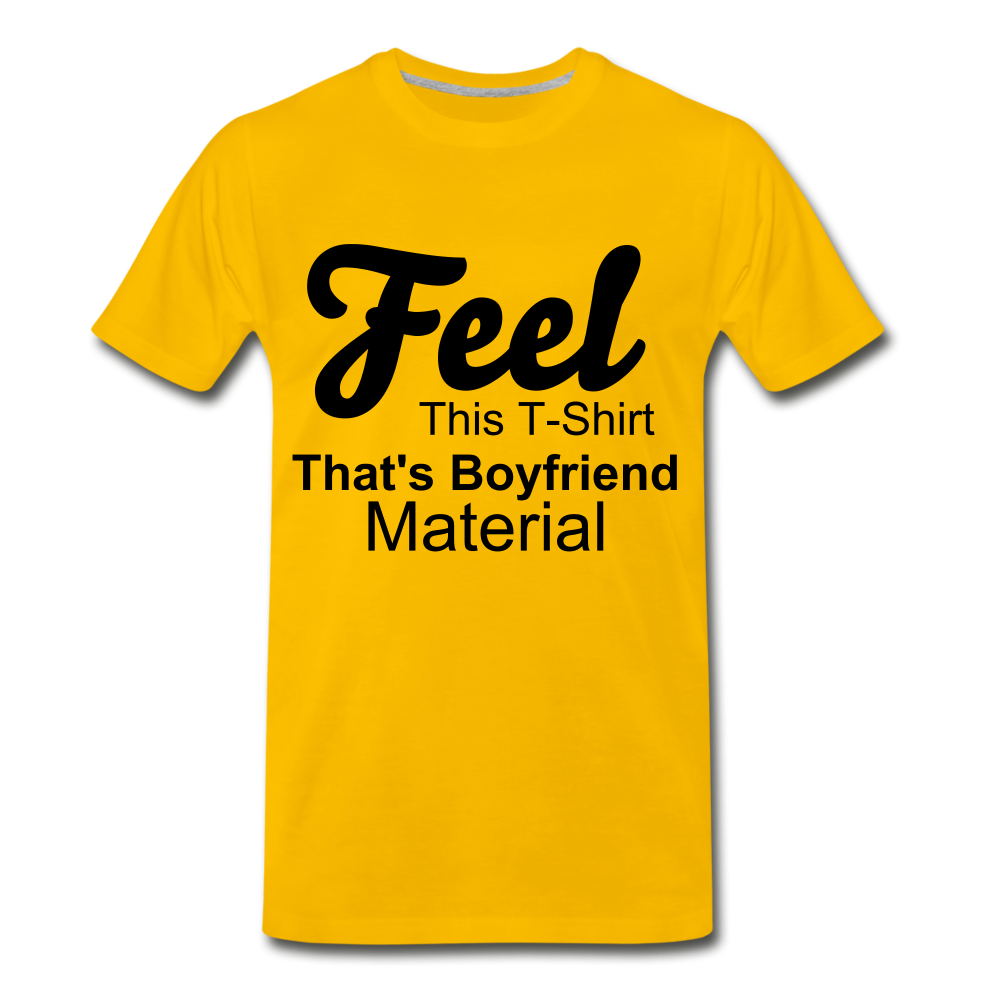Boyfriend Material - sun yellow