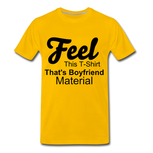 Boyfriend Material - sun yellow