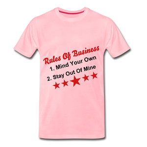 Rules of Business - pink