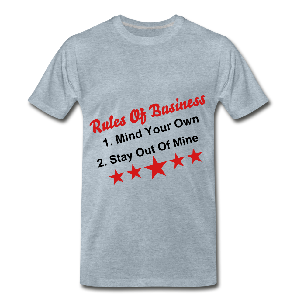 Rules of Business - heather ice blue