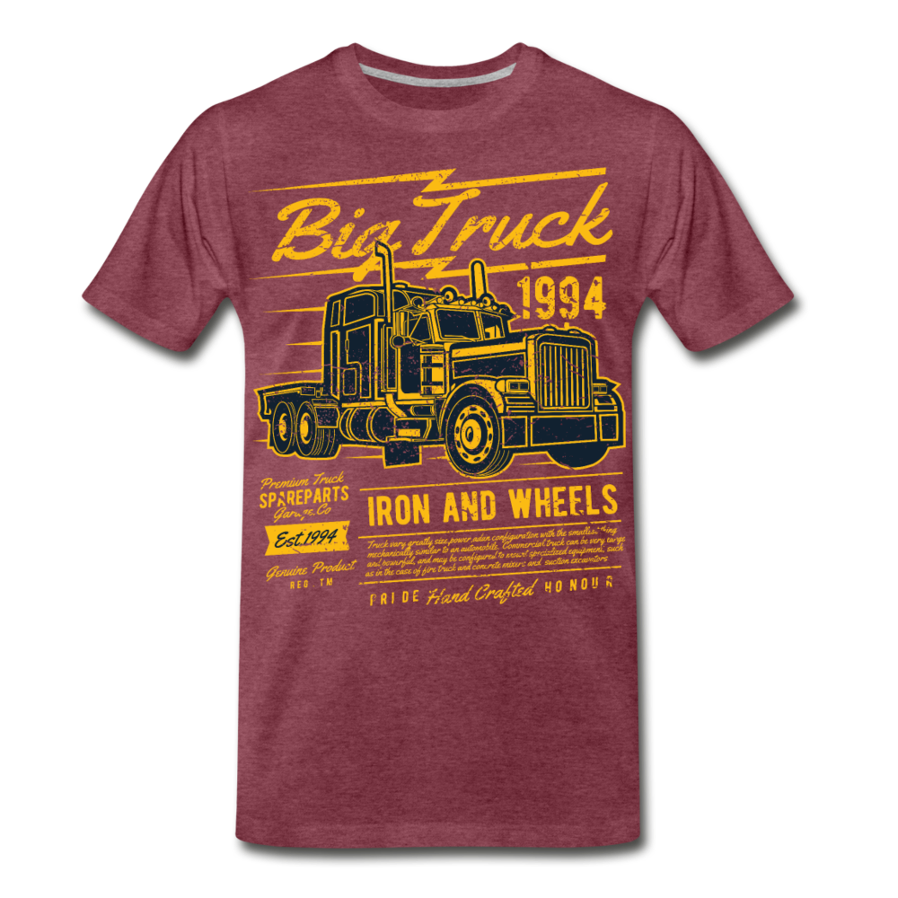 Big Truck 94 - heather burgundy