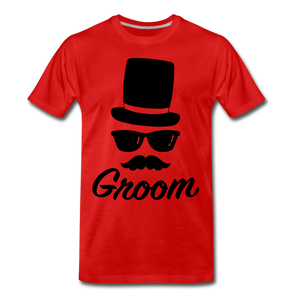 Groom Tee - red