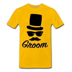 Groom Tee - sun yellow