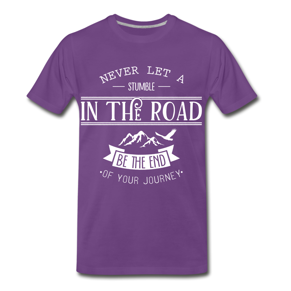 Stumble in the road - purple