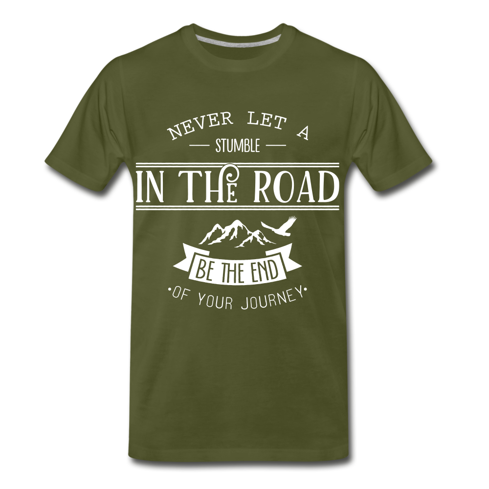 Stumble in the road - olive green