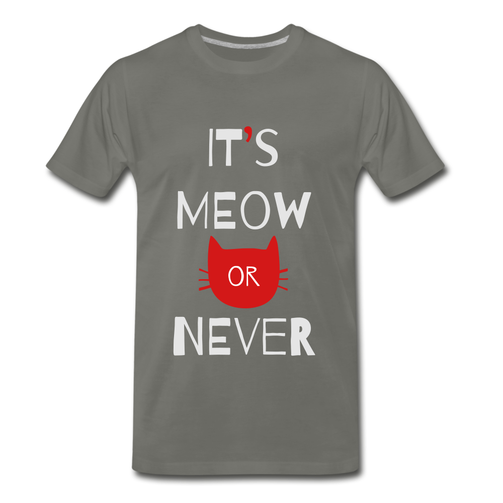 Meow Or Never - asphalt gray