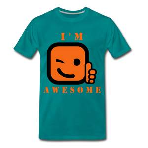 I'm Awesome - teal