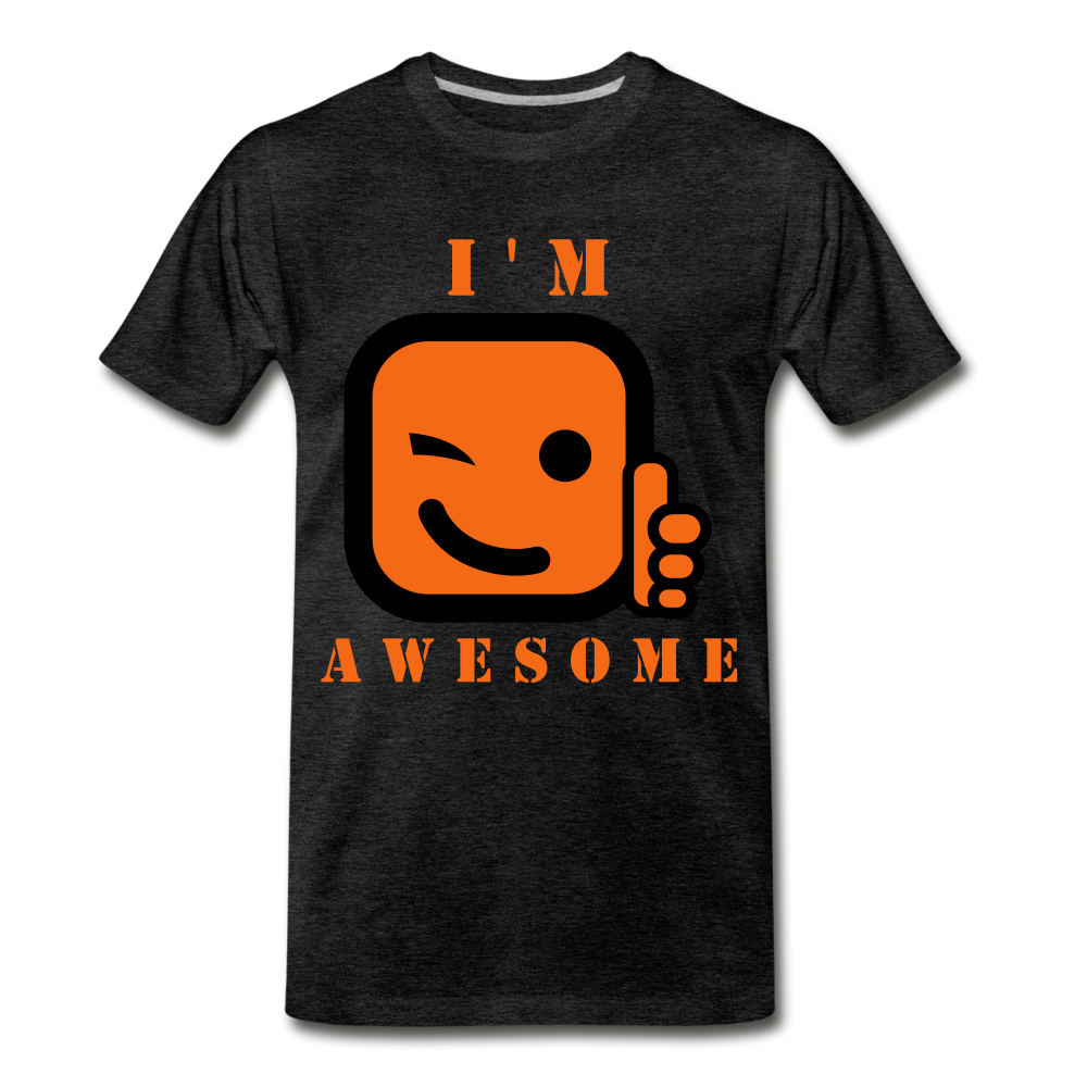 I'm Awesome - charcoal gray