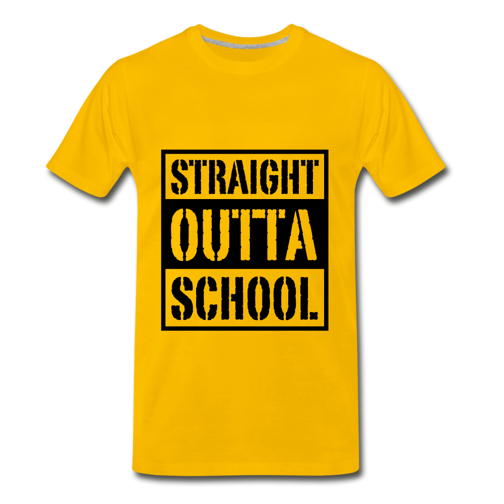 Strsight outta school - sun yellow