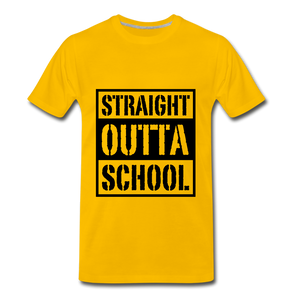 Strsight outta school - sun yellow