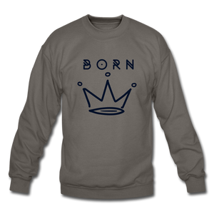 Born Royalty Crew - asphalt gray