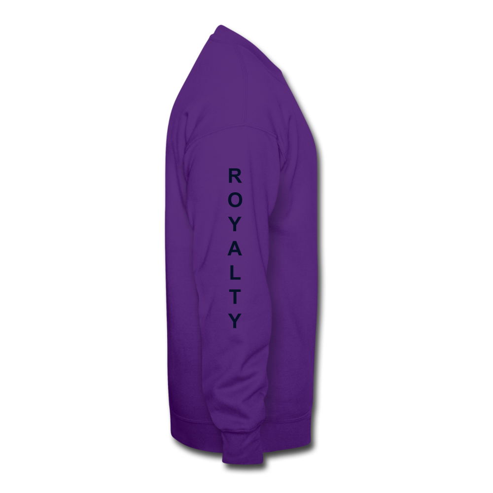 Crewneck Sweatshirt. - purple