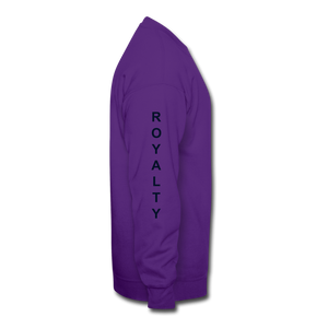 Crewneck Sweatshirt. - purple